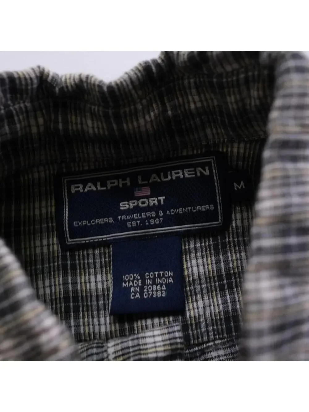 Ralph Lauren Sport Youth / Boys Medium Button Down Shirt Long Sleeve Pony